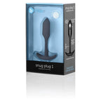 b-Vibe Snug Plug 1 (Black) – Slim Weighted Butt Plug > Anal Range > Butt Plugs