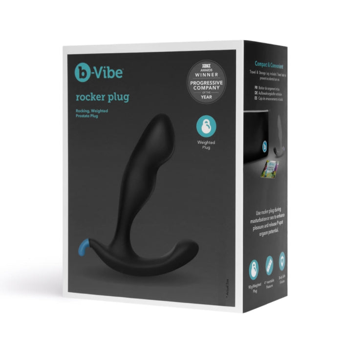 B-Vibe Rocker Plug Ergonomic P-Spot Prostate Massager Toy Default Title > Anal Range > Prostate Plugs