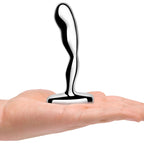 b-Vibe Stainless Steel Prostate Plug 300g Body Safe Heavy Metal P-Spot Massager > Anal Range > Prostate Plugs