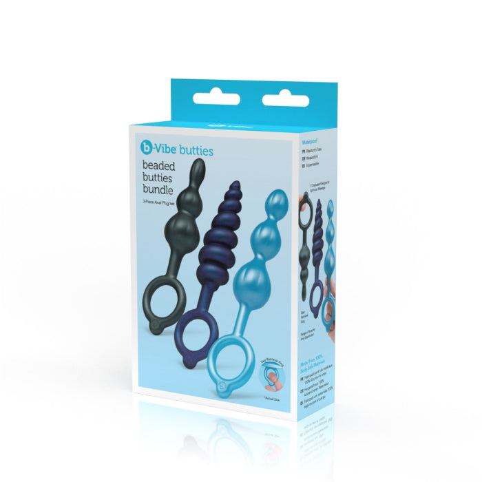 b-Vibe Beaded Butties Bundle – Butt Plug Set Default Title > Anal Range > Butt Plug Kits