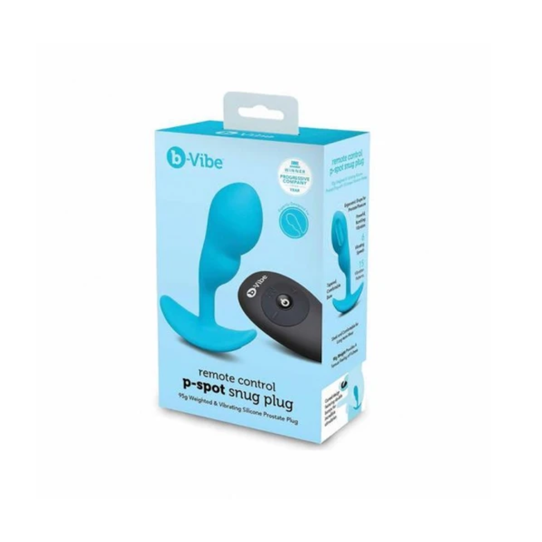 B-Vibe Remote Control P-Spot Snug Plug Small for Men Default Title Prostate Tools
