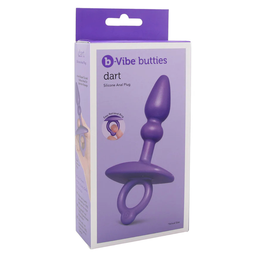 b-Vibe Butties Dart Silicone Anal Plug – Slim Silicone Plug Default Title Butt Plugs