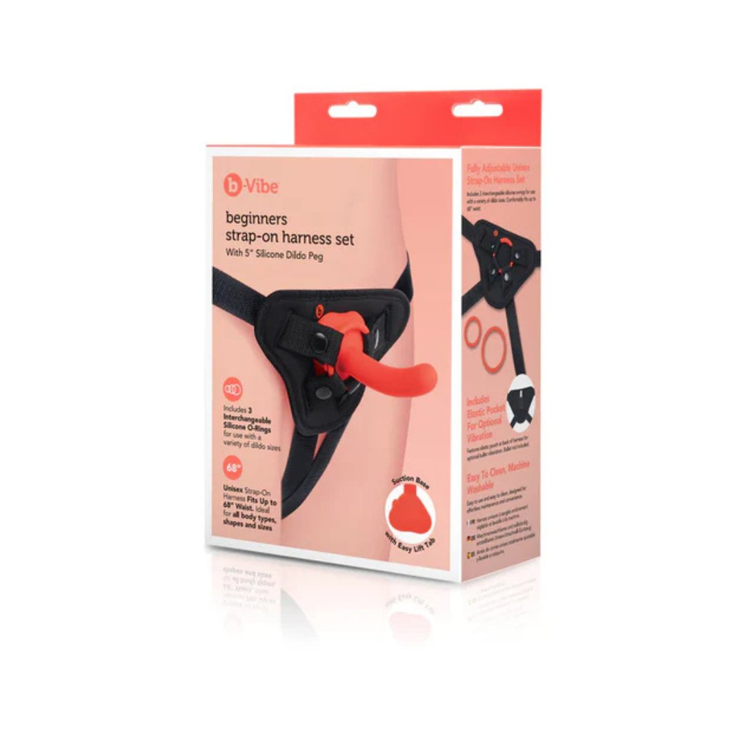 B-Vibe Beginner Strap-On Harness Set – Silicone Strap-On Kit Default Title STRAP-ONS