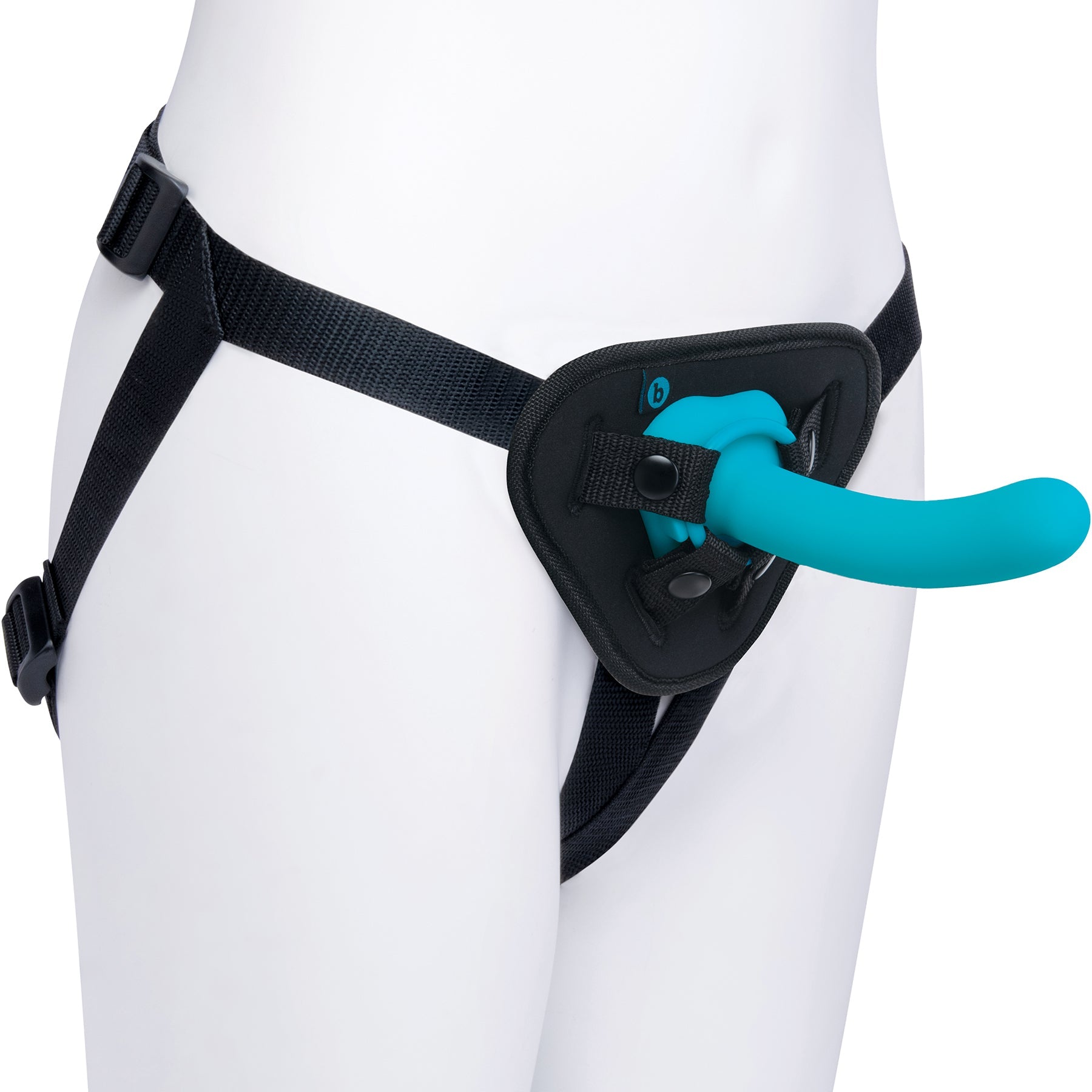 b-Vibe Every Body Strap-On Harness Set – 6 Inch Silicone Dildo Harness Set > Dildos > Strap On Dildos Main image