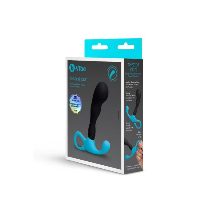 b-Vibe P-Spot Curl – Hands-Free Prostate Massager Default Title > Anal Range > Prostate Plugs