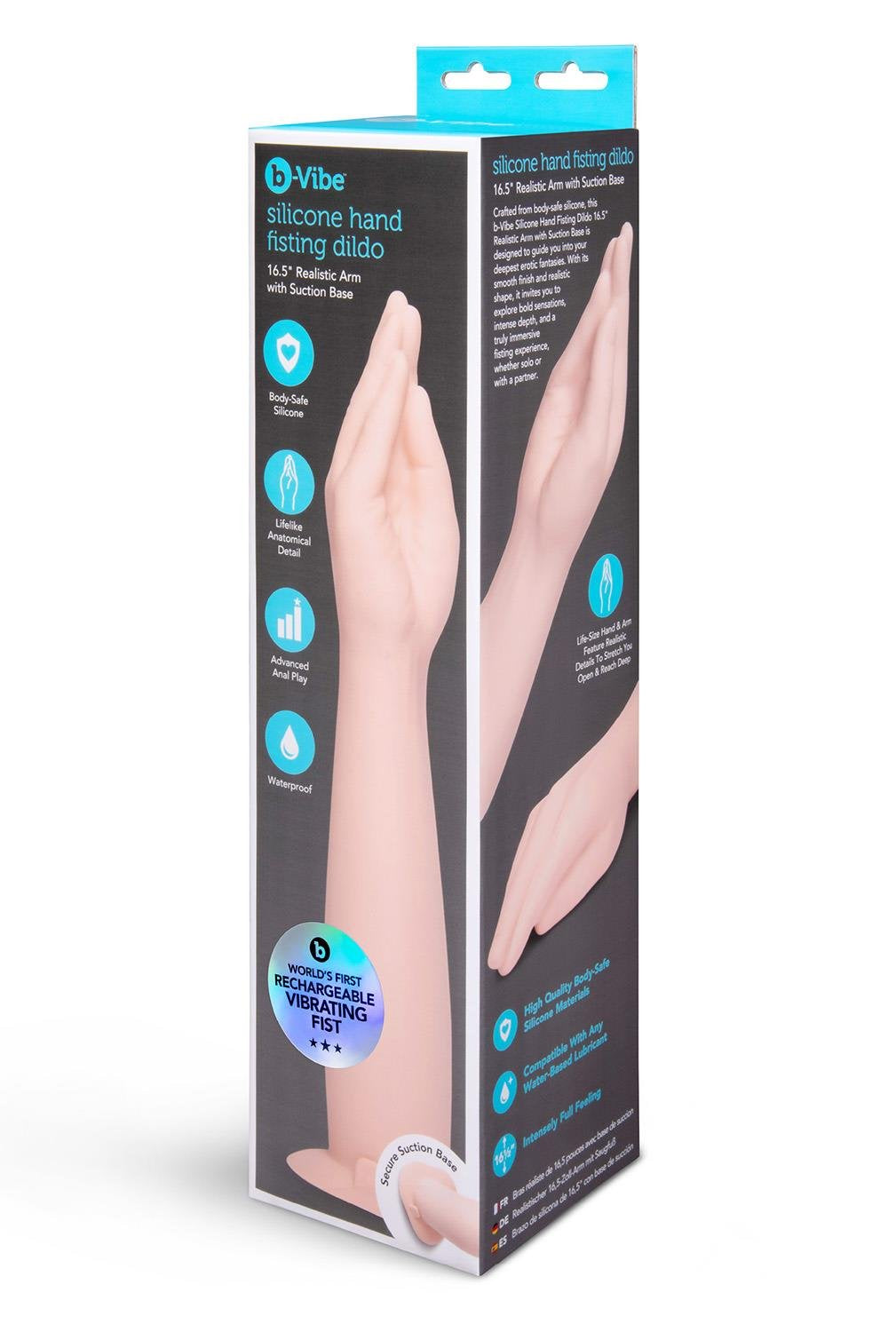 b-Vibe Silicone Hand Fisting Dildo – Body-Safe Silicone 16.5" Fisting Dildo Default Title > Dildos > Oversized Toys