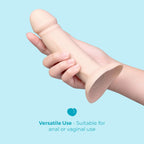b-Vibe Every Body (Black) – Vibrating Realistic Strap-On Kit with 6.5 Inch Dildo > Dildos > Strap On Dildos