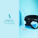 b-Vibe Every Body (Black) – Vibrating Realistic Strap-On Kit with 6.5 Inch Dildo > Dildos > Strap On Dildos