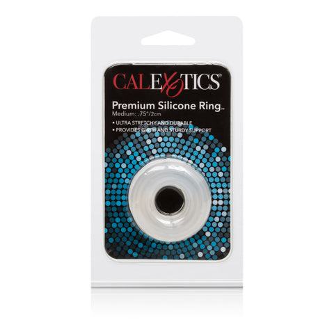 Premium Silicone Ring Medium Clear Stretchy Support Ring COCK RINGS