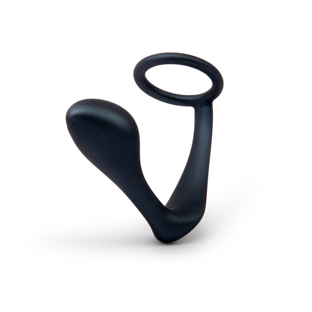 b-Vibe Ringer (Black) – Adjustable Cock Ring and Plug > Anal Range > Prostate Plugs