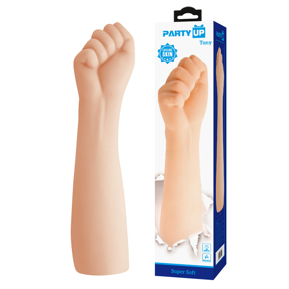 Party Up Tony Fist 36 Centimeter Fist Dildo Flesh > Dildos > Oversized Toys