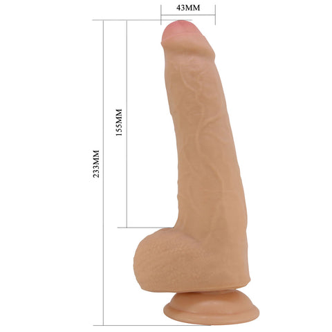 Party Up Thomas Slide Skin Dong 23 cm Flexible Dildo DONGS