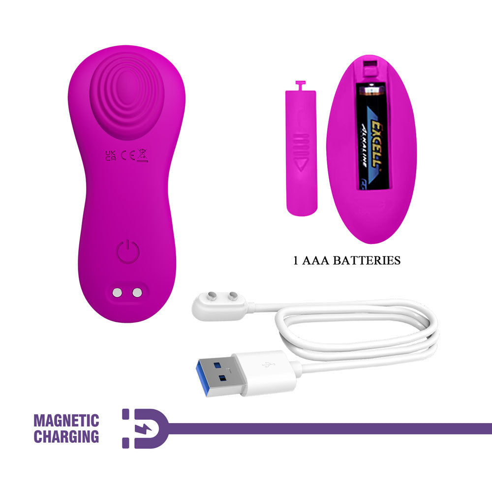Party Up Michael Panty Vibe USB Rechargeable Panty Vibrator with Wireless Remote Control STIMULATORS