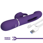 Party Up David Swinging Vibe 23.2 Centimeter Rabbit Vibrator with Flicking Arm > Vibrators > Ladies > Rabbit