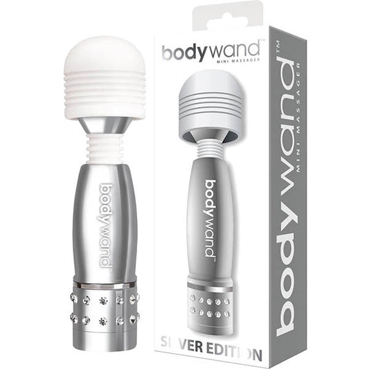 Bodywand Mini Massager – Silver, 10 cm Travel Size