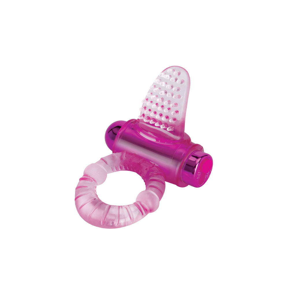 Bodywand Rechargeable Lick It Pleasure Ring – USB Rechargeable Vibrating Cock Ring Secondary image