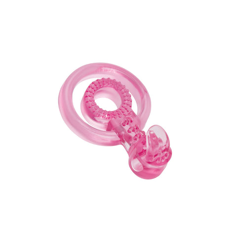 Bodywand Rechargeable Duo Ring with Clit Tickler for Couples Cock Rings Vibrating