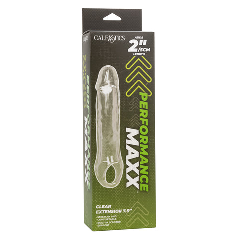 CalExotics Performance Maxx Clear Extension 7.5 Inches SLEEVES