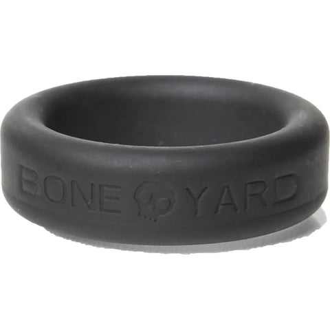 Boneyard Silicone Cock Ring 30mm Black > Cock Ring > Single