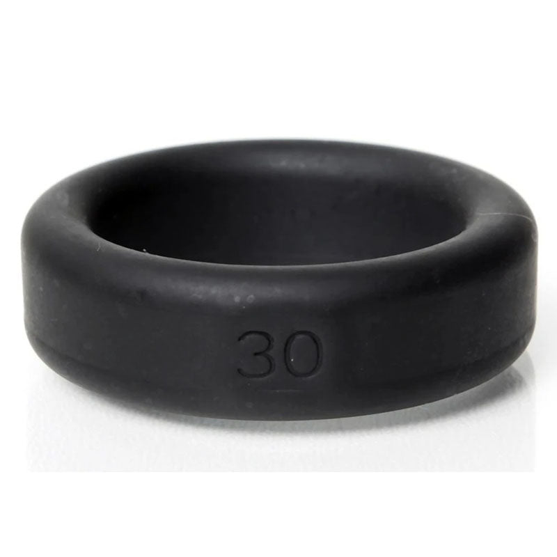 Boneyard Silicone Cock Ring 30mm Black > Cock Ring > Single