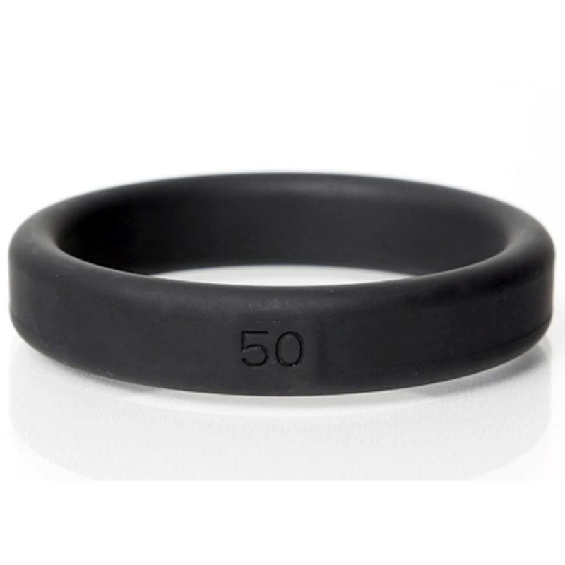 Boneyard Silicone Ring 50mm Black for Comfort and Durability > Cock Ring > Single