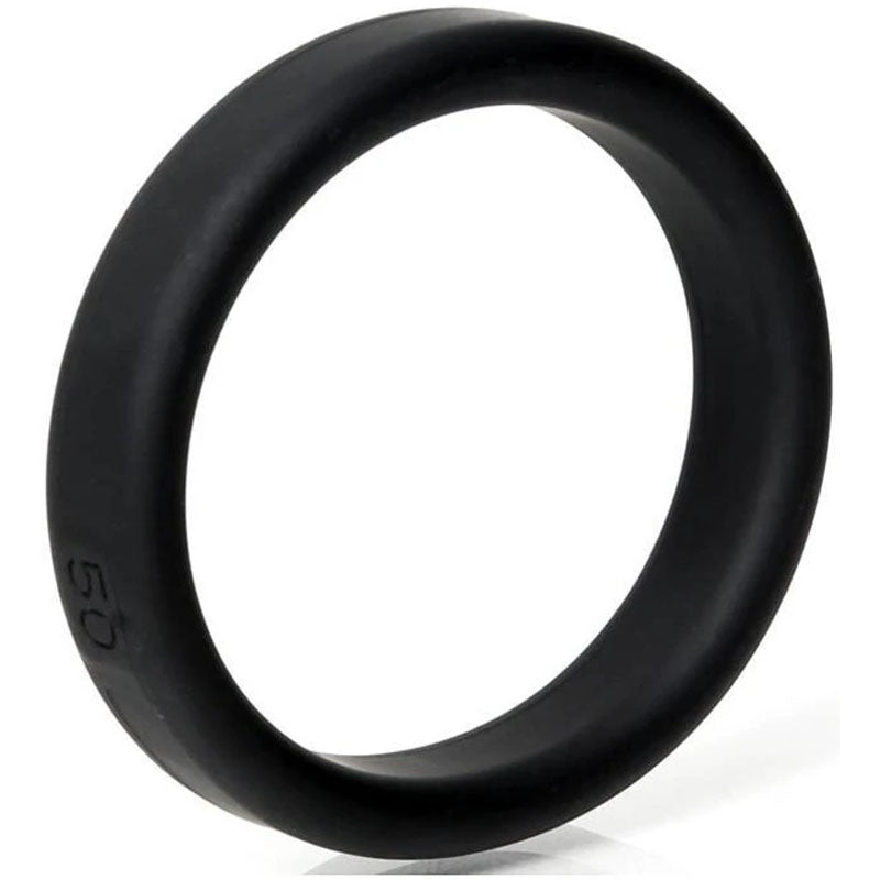 Boneyard Silicone Ring 50mm Black > Cock Ring > Single