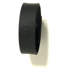 Boneyard Silicone Cock Strap - 3 Snap Ring - Black 8.25 Inch