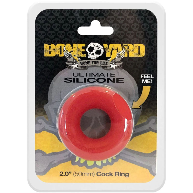 Ultimate Silicone Cock Ring Red