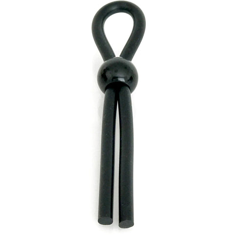 Cock Leash Single Black Adjustable Cock Ring for Enhanced Pleasure and Control > Cock Ring > Adjustable