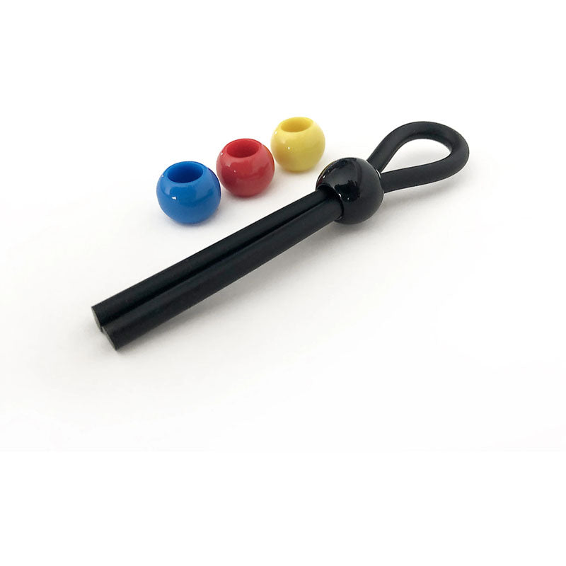 Cock Leash Single Black Adjustable Cock Ring for Enhanced Pleasure and Control > Cock Ring > Adjustable