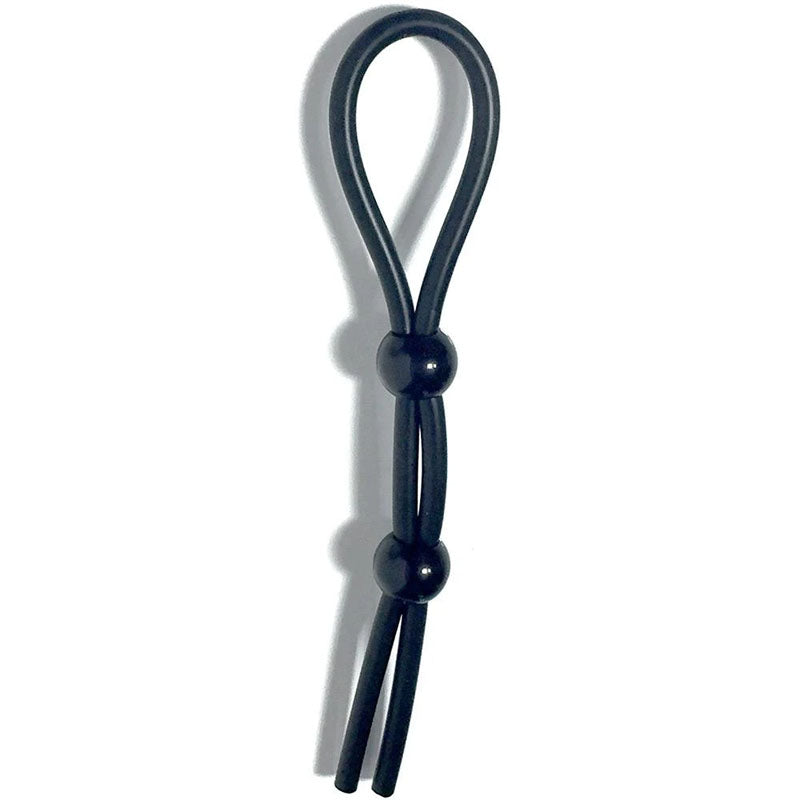 Boneyard Cock Leash Double – Adjustable Silicone Cock Ring Secondary image