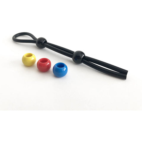 Boneyard Cock Leash Double – Adjustable Silicone Cock Ring COCK RINGS