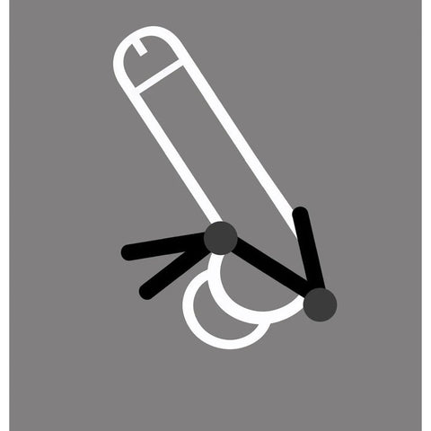 Boneyard Cock Leash Double – Adjustable Silicone Cock Ring COCK RINGS