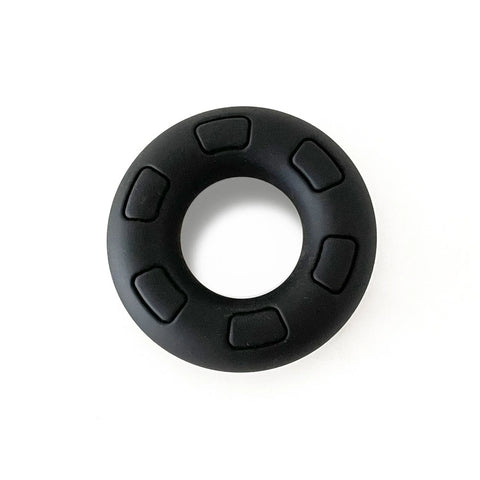 Daddy Silicone Ring Black with 3.0cm Inner Diameter > Cock Ring > Single