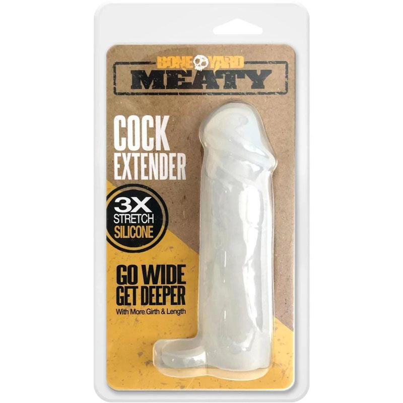 Boneyard Meaty Cock Extender – Silicone Penis Extender Sleeve 2 Inch Length 0.5 Inch Girth > Sex Toys For Men > Penis Sleeves Main image