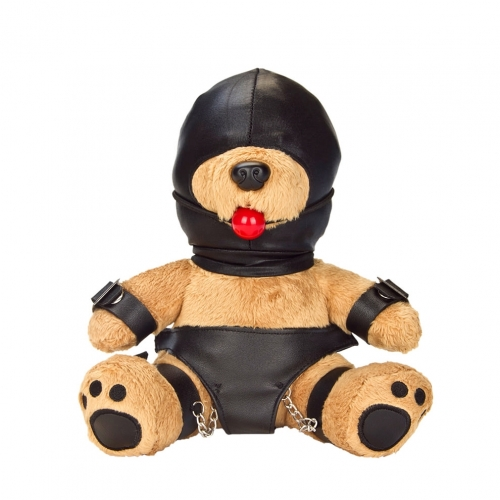 Bondage Bear Gary Gag Ball Plush Teddy Design Adjustable Gag Ball Accessory Secondary image