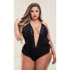 Baci Lingerie Sexy Satin Teddy With Lace And Chain Detail > Clothes > Teddies