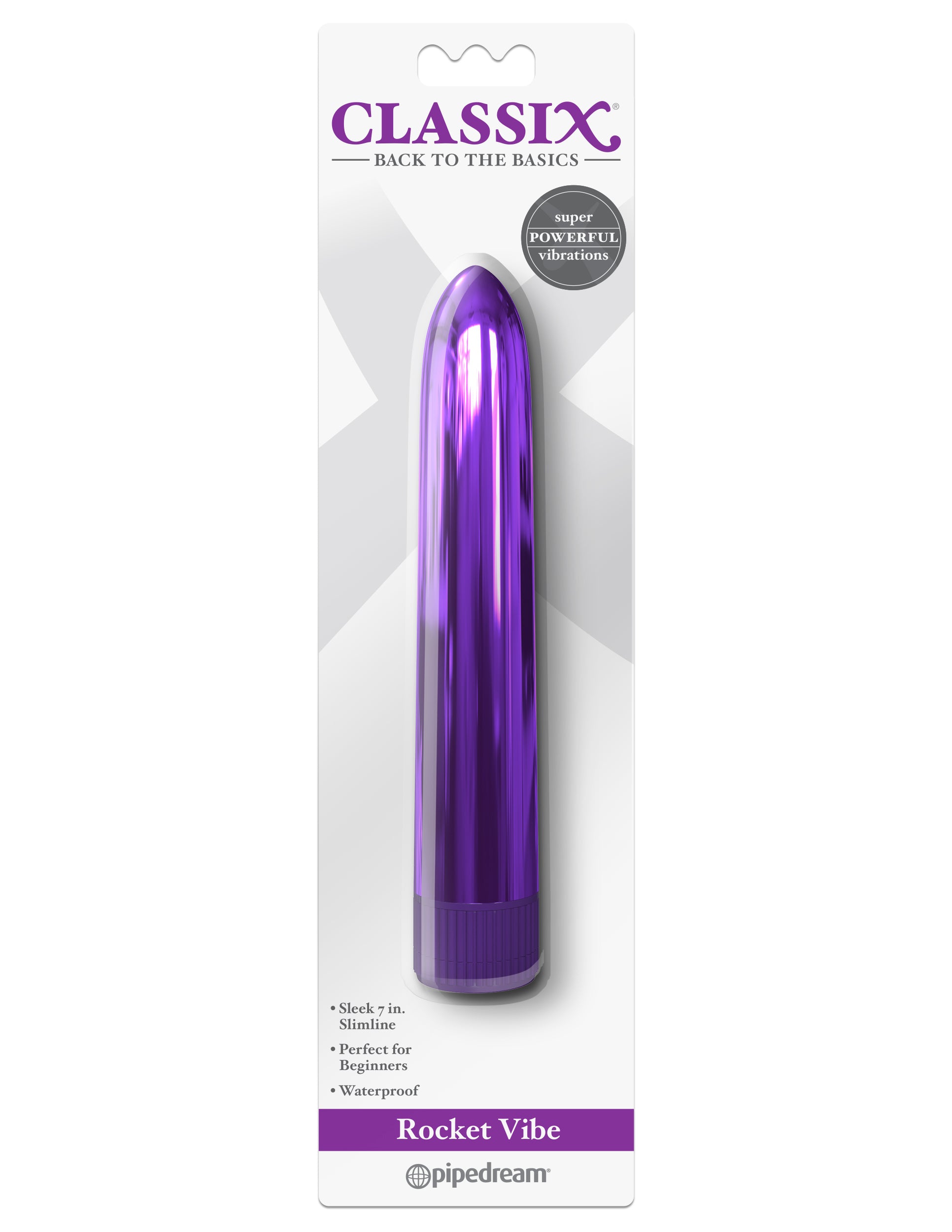 Classix Metallic Rocket Vibe – 7 Inch Vibrator > Vibrators > Standard Vibrators