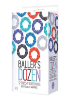 Baller's Dozen - 12 Beaded Cock Rings > Cock Ring > Sets