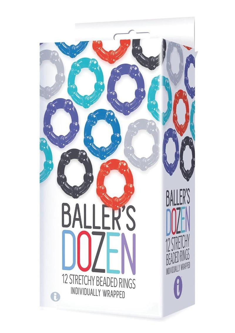 Baller's Dozen - 12 Beaded Cock Rings > Cock Ring > Sets