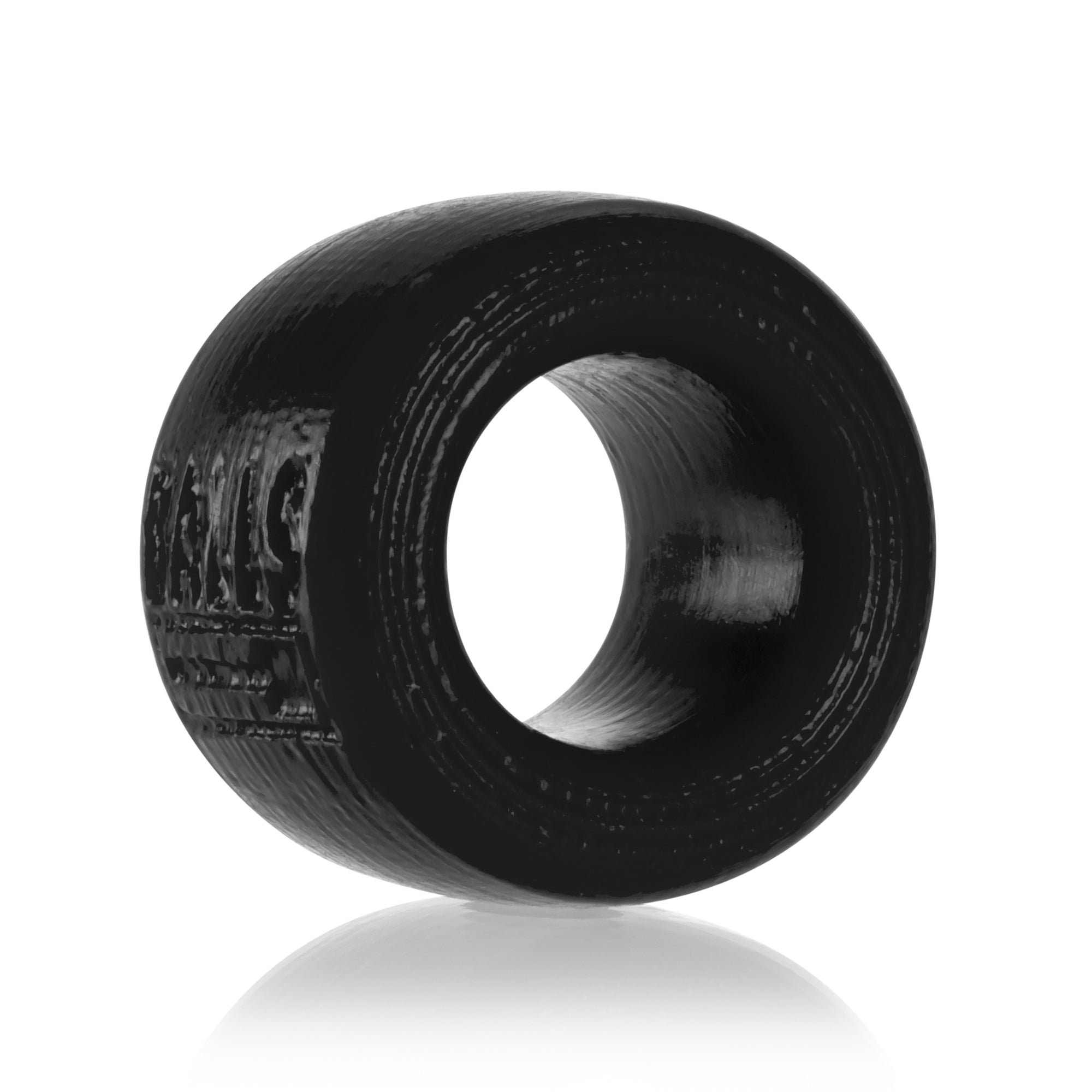Balls T (Black) – Platinum Cure SofFlex Silicone Ballstretcher > Sex Toys For Men > Ball Stretchers