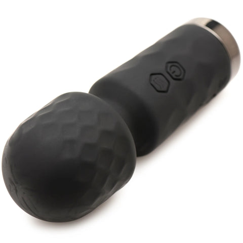 Bang 10X Mini Silicone Wand Black - Compact and Powerful Vibrator > Sex Toys For Ladies > Wand Massagers and Attachments