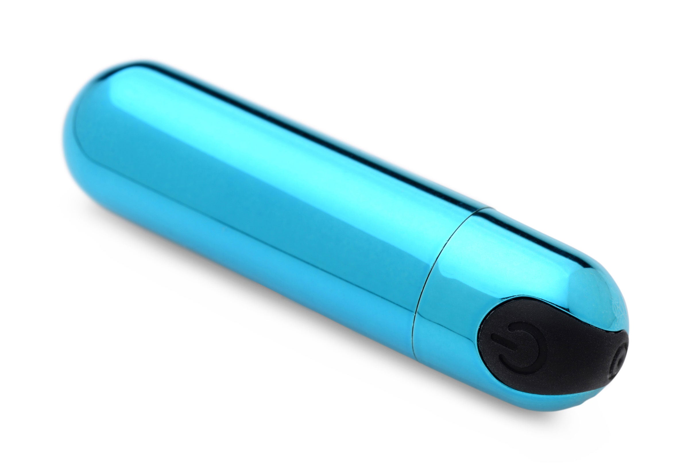Bang! 10X Vibrating Metallic Bullet Vibrator in Blue > Vibrators > Mini Vibrators