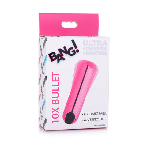 Bang! 10X Vibrating Metallic Bullet – USB Rechargeable Bullet Vibrator > Vibrators > Mini Vibrators