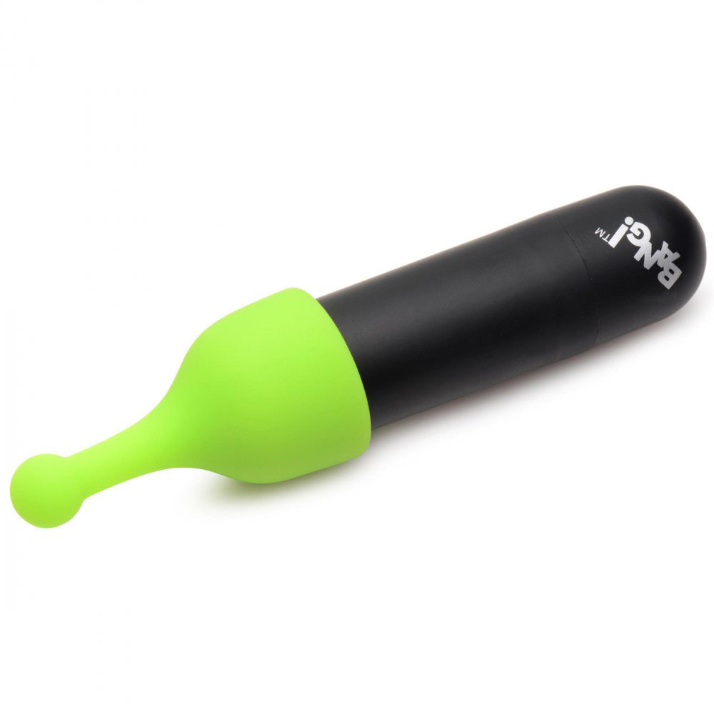Bang! Bullet Vibrator with 4 Glow-in-the-Dark Attachments, Waterproof Silicone, 7 Vibration Patterns Secondary image