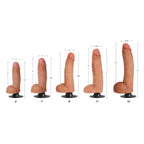 Jock Bareskin Vibrating Dildo with Balls - 9 Inch
