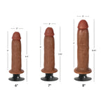 JOCK 6 Inch Bareskin Vibrating Dong No Balls Latte with Suction Cup > Vibrators > Realistic Vibrators