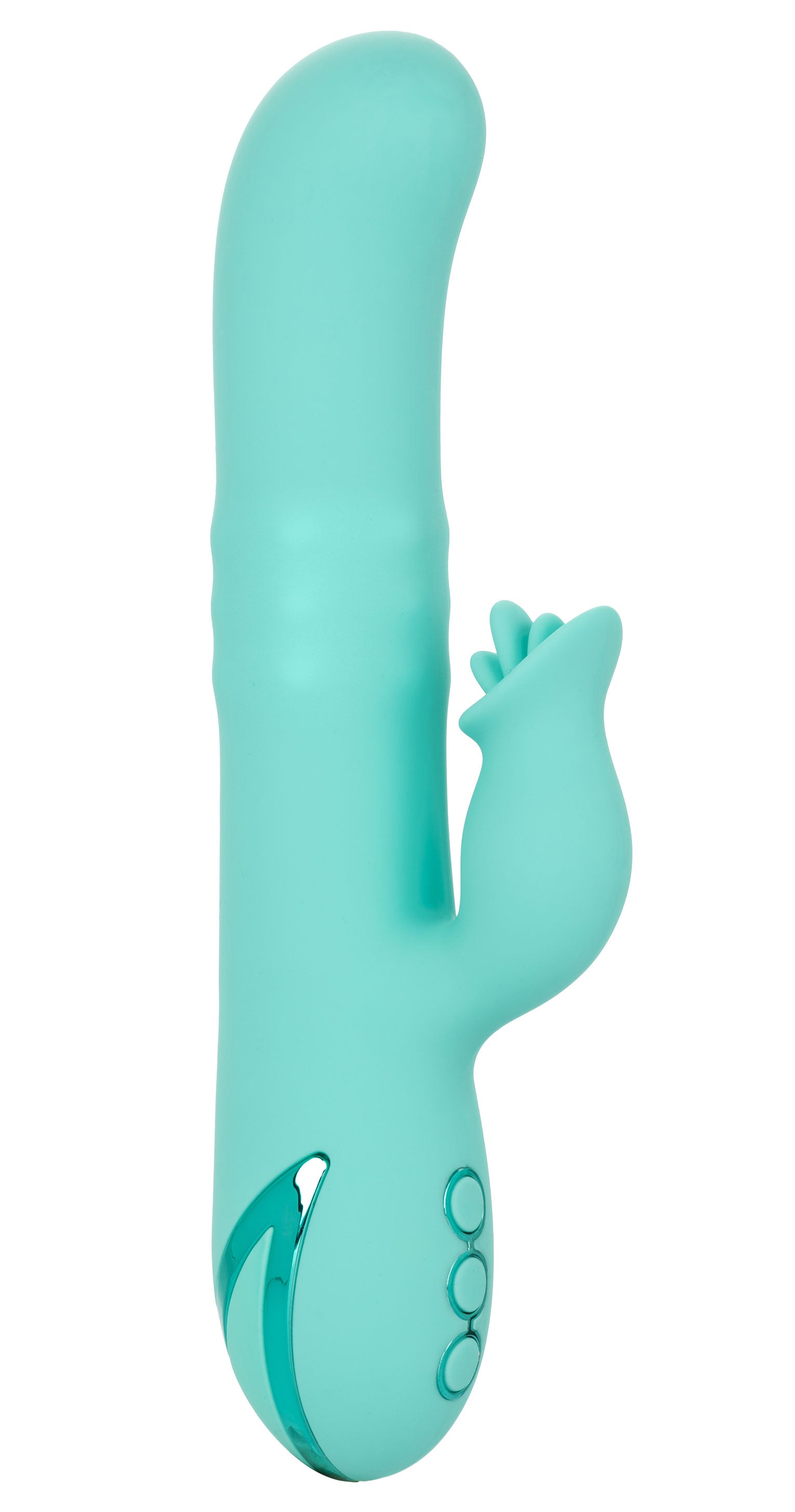 California Dreaming Bel Air Bombshell Silicone Vibrator in Aqua Blue with Triple Motors and 10 Vibration Functions > Vibrators > Ladies > Rabbit
