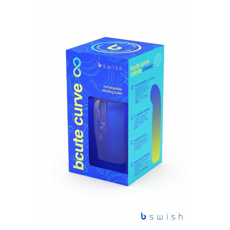 Bcute Curve Infinite Classic Limited Edition Electric Blue Vibrators - G Spot