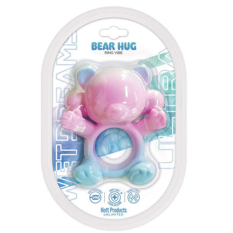 Bear Hug Ultra Vibrating Cock Ring with 20 Frequencies Charge Secondary image